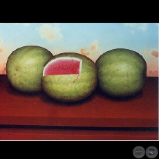 SANDIAS, 1993 - Óleo sobre tela de SEBASTIÁN DÍAZ